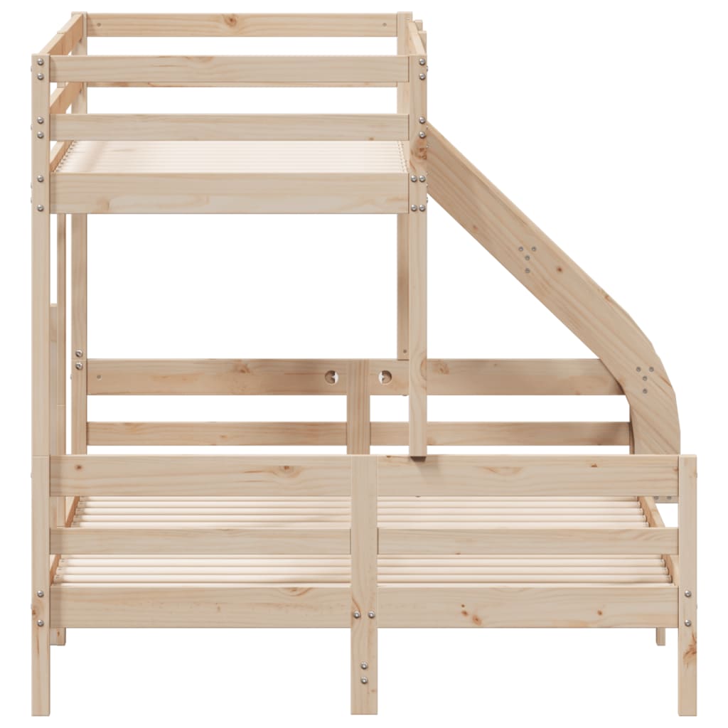 Stapelbed Massief Grenenhout 80X200/140X200 Cm