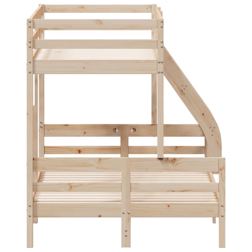 Stapelbed Massief Grenenhout 90X200/120X200 Cm