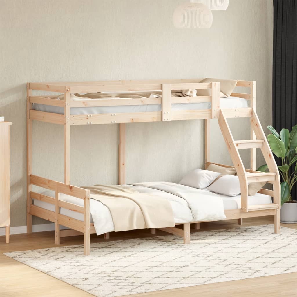 Stapelbed Massief Grenenhout 90X200/120X200 Cm