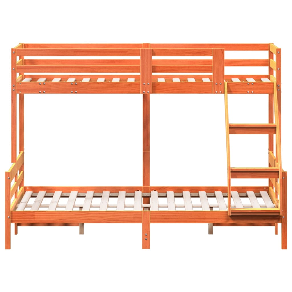 Stapelbed Massief Grenenhout 90X200/140X200 Cm