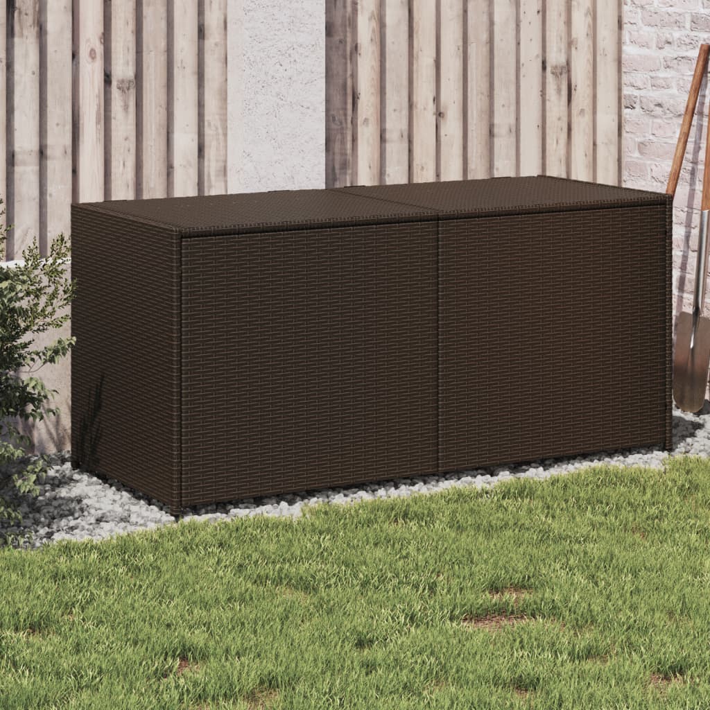 Tuinbox 283 L Poly Rattan Bruin