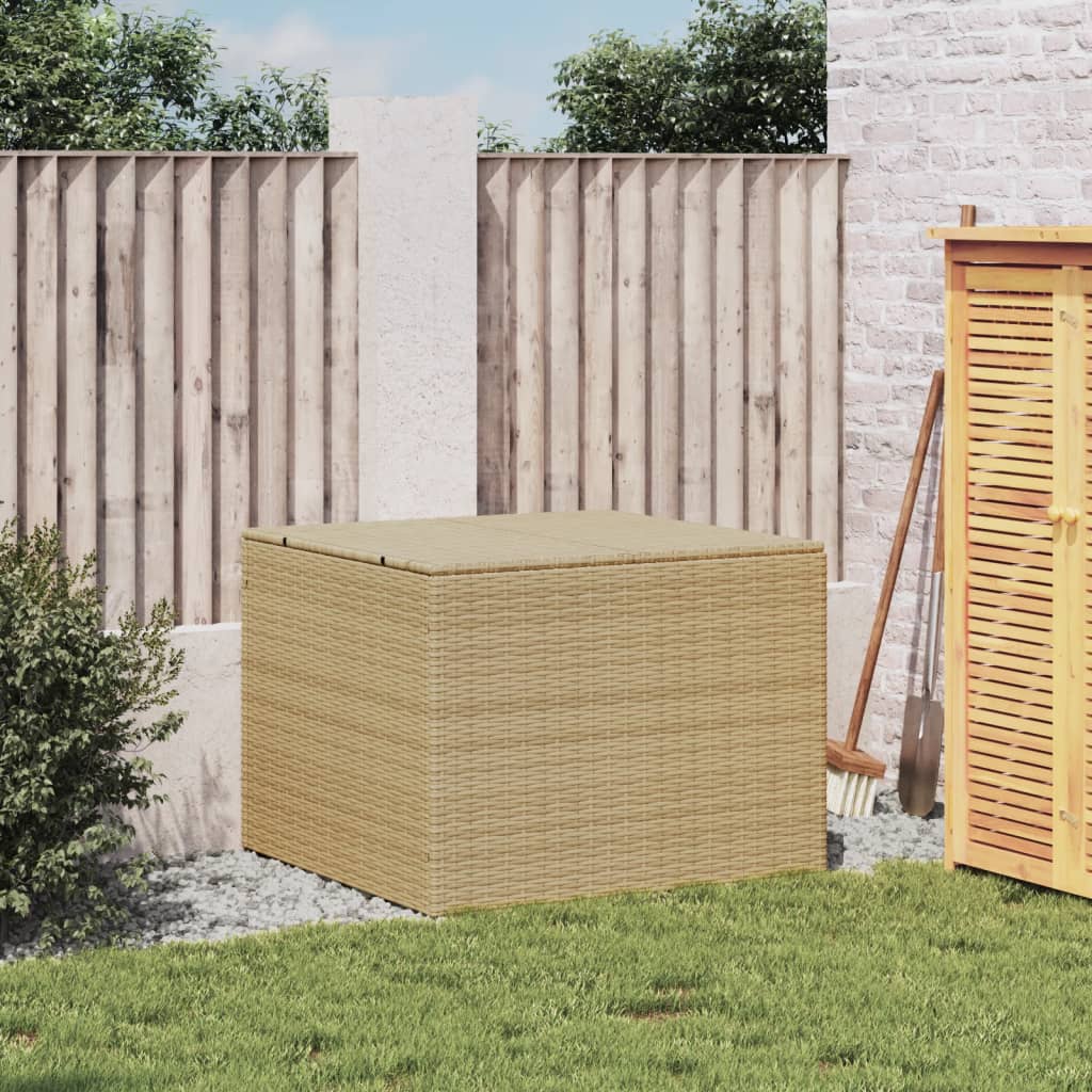 Tuinbox 291 L Poly Rattan Gemengd Beige