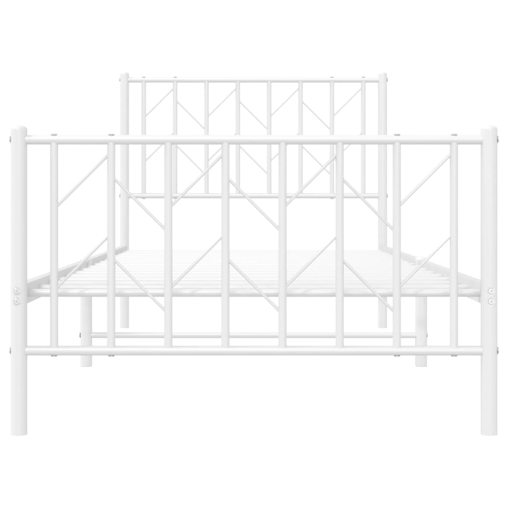 Bedframe Met Hoofd- En Voeteneinde Metaal