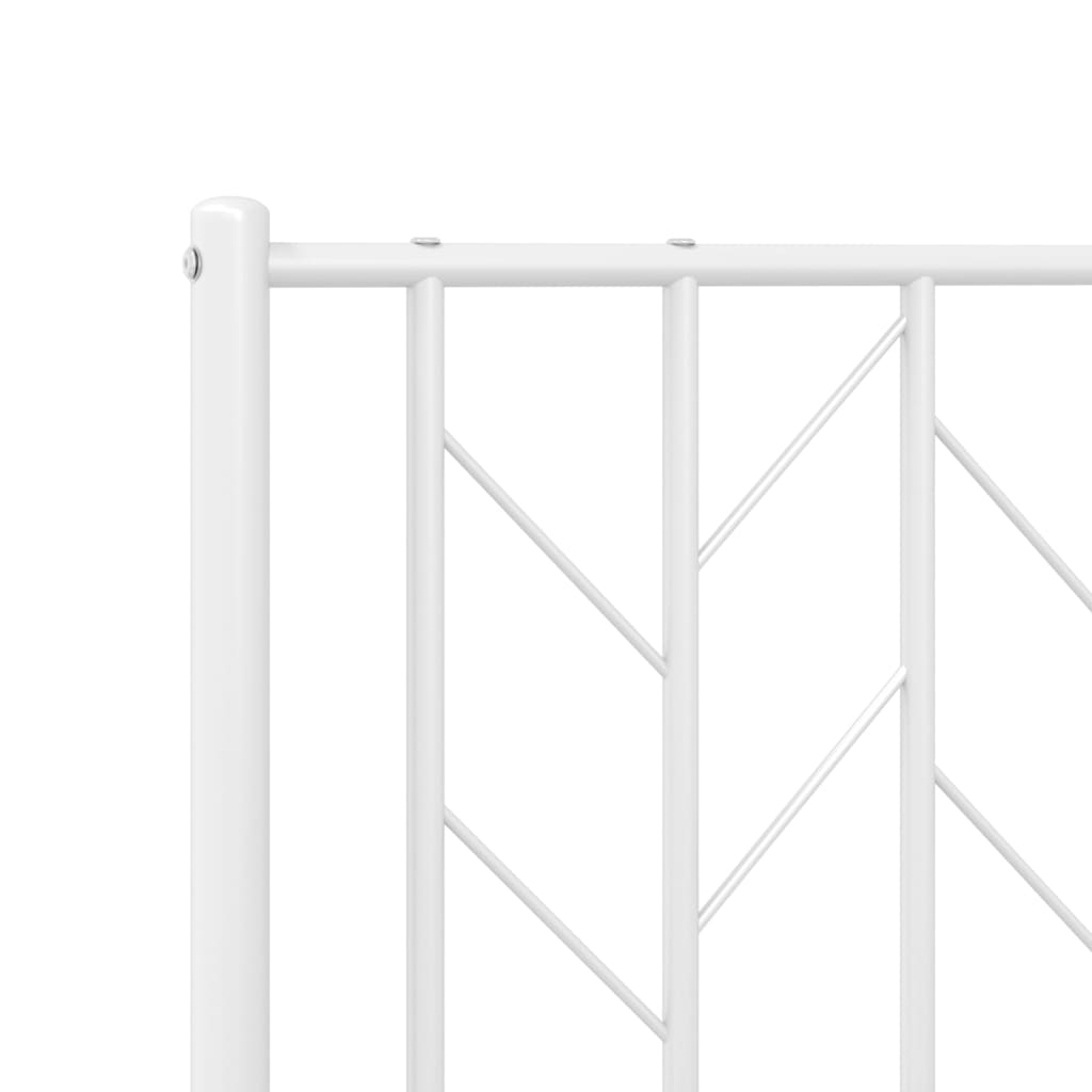 Bedframe Met Hoofd- En Voeteneinde Metaal