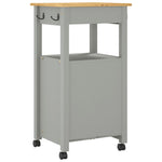 Keukentrolley Monza 48X40X90 Cm Massief Grenenhout