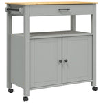 Keukentrolley Monza Massief Grenenhout