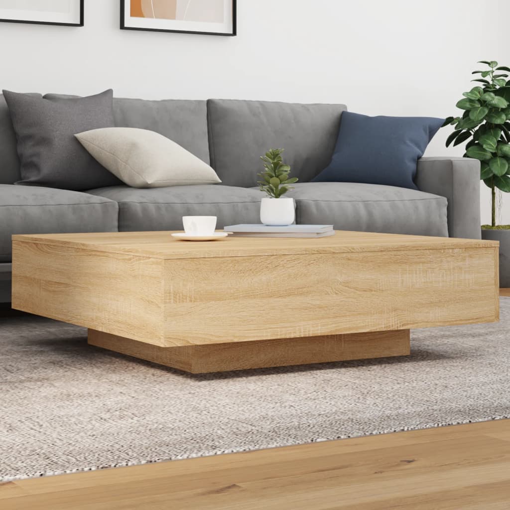 Salontafel Bewerkt Hout