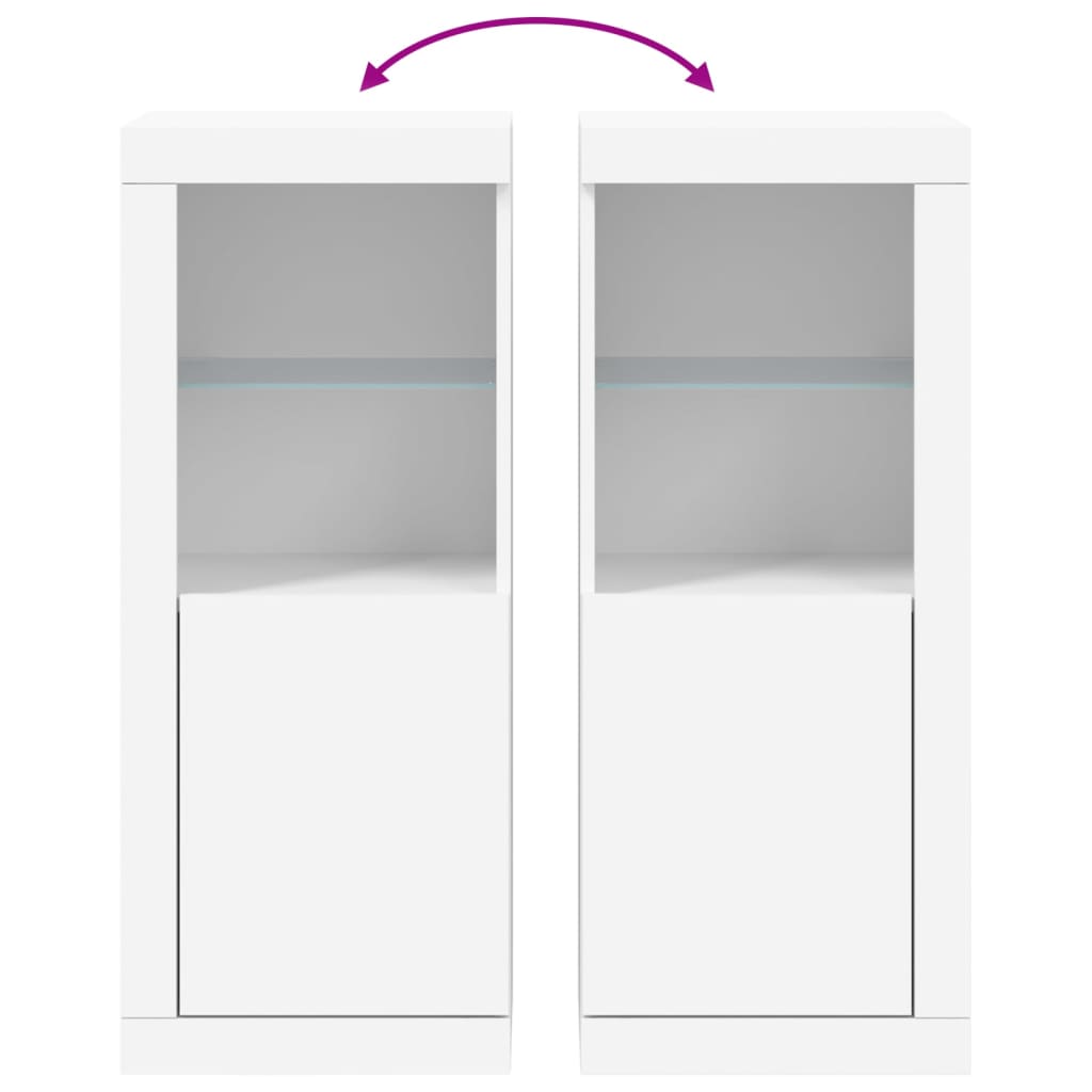 Dressoir Met Led-Verlichting 41X37X100 Cm