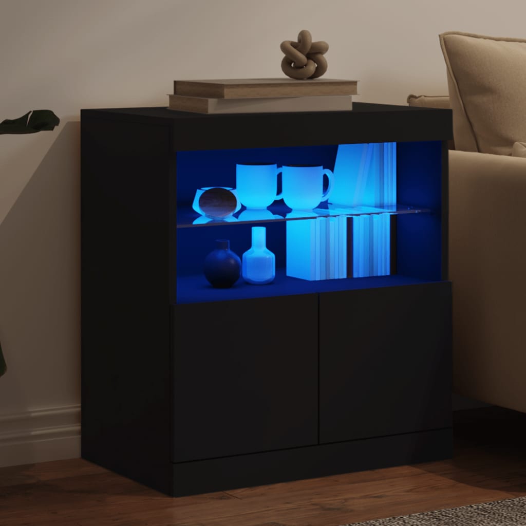 Dressoir Met Led-Verlichting 60X37X67 Cm
