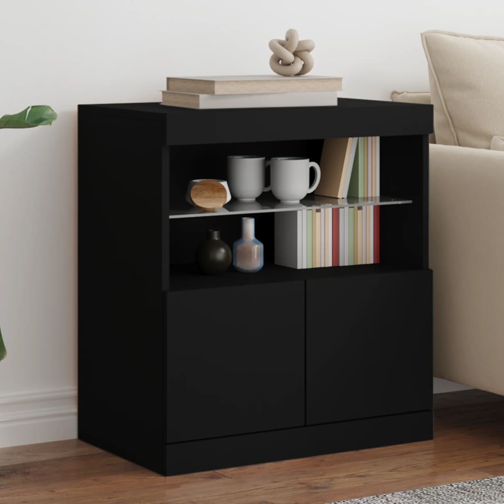 Dressoir Met Led-Verlichting 60X37X67 Cm