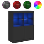 Dressoir Met Led-Verlichting 81X37X100 Cm