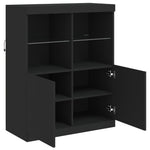 Dressoir Met Led-Verlichting 81X37X100 Cm
