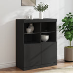 Dressoir Met Led-Verlichting 81X37X100 Cm
