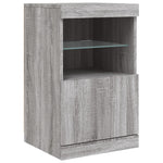 Dressoir Met Led-Verlichting 41X37X67 Cm Eiken