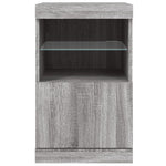 Dressoir Met Led-Verlichting 41X37X67 Cm Eiken