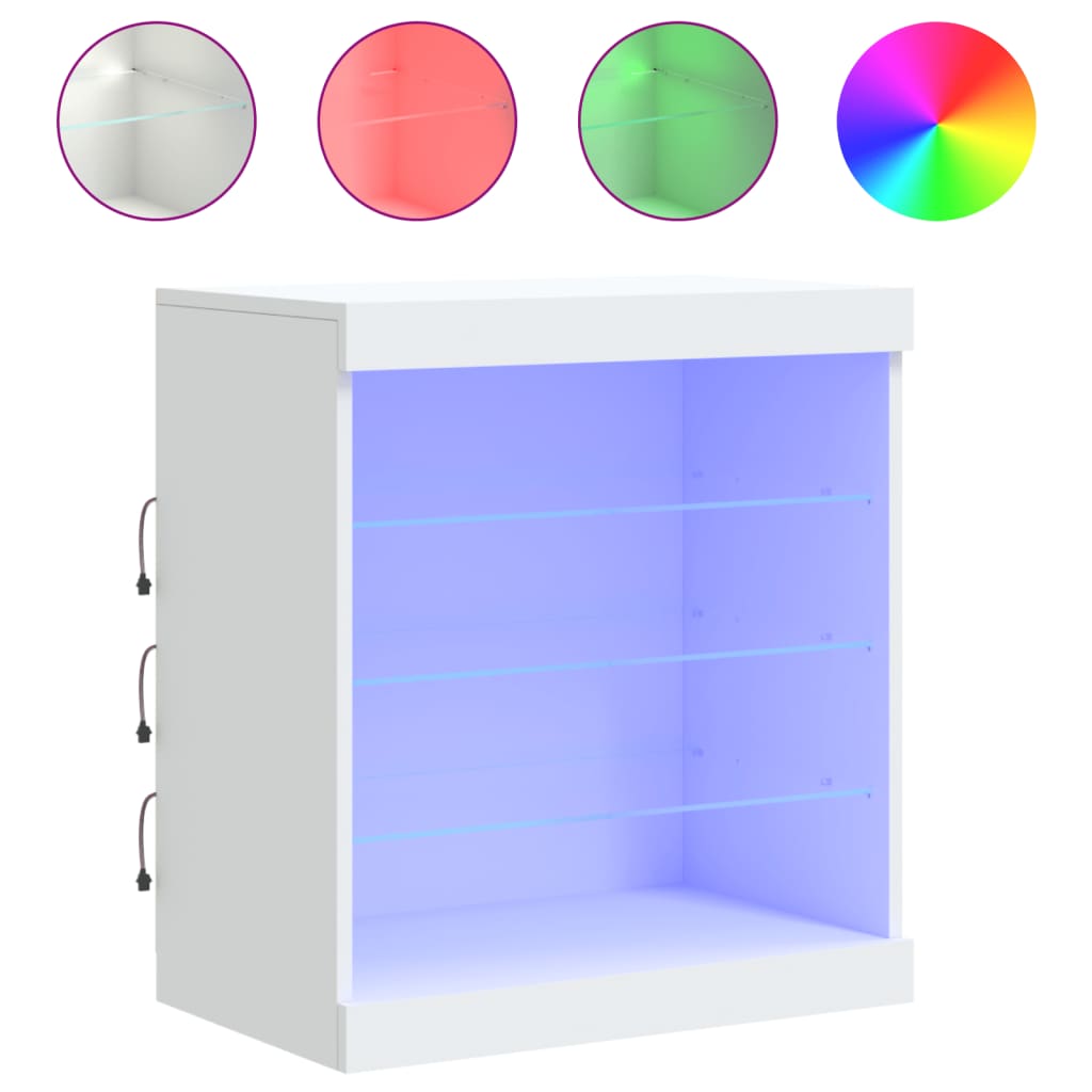 Dressoir Met Led-Verlichting 60,5X37X67 Cm