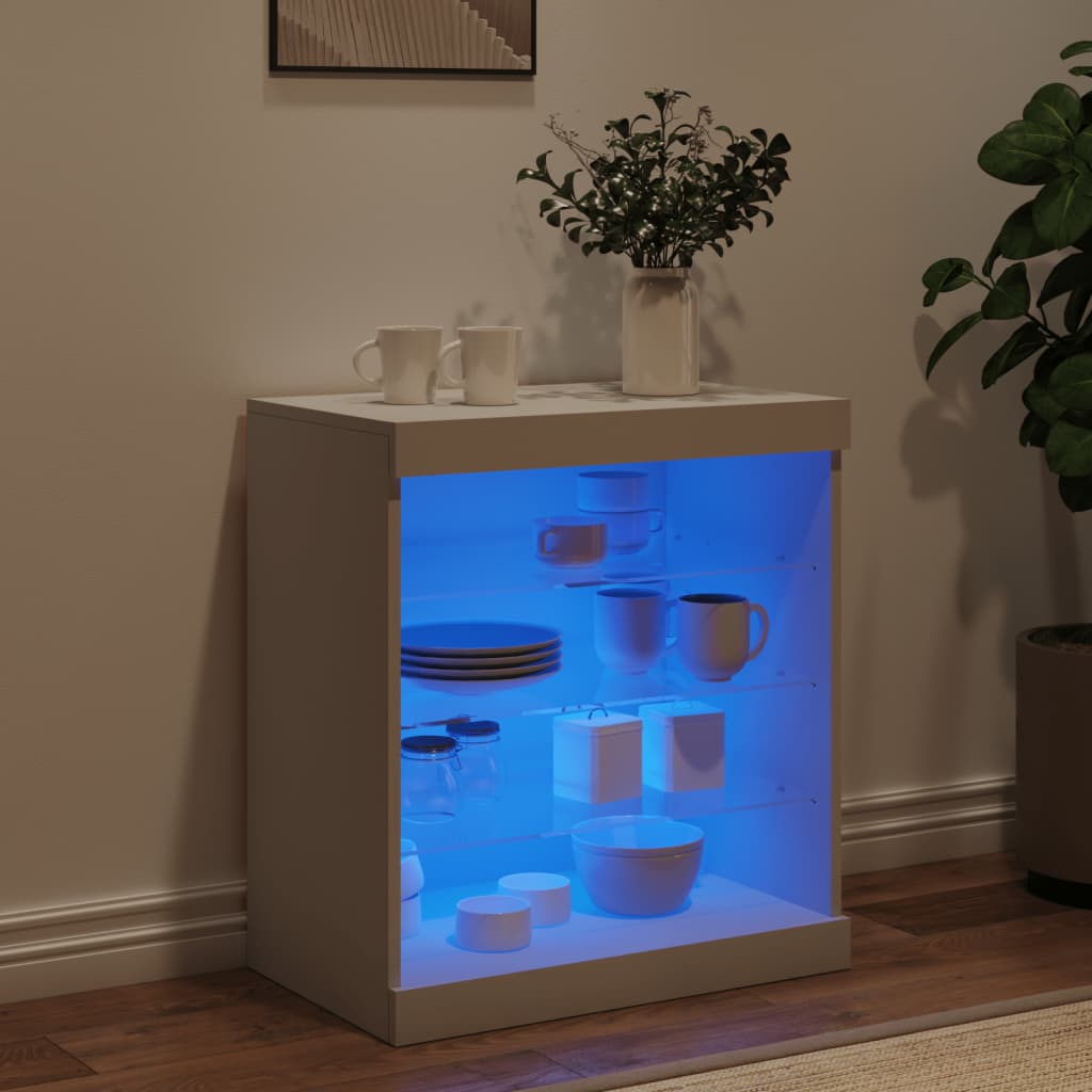 Dressoir Met Led-Verlichting 60,5X37X67 Cm