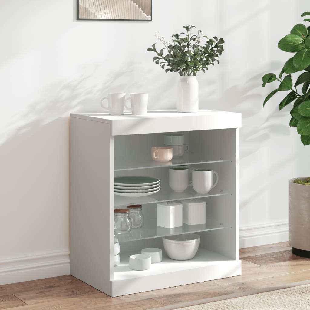 Dressoir Met Led-Verlichting 60,5X37X67 Cm