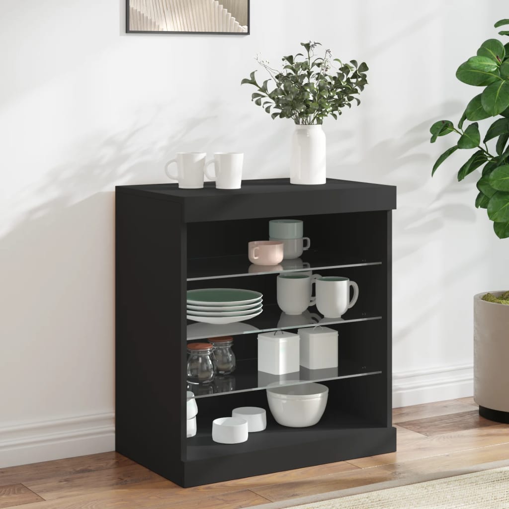 Dressoir Met Led-Verlichting 60,5X37X67 Cm