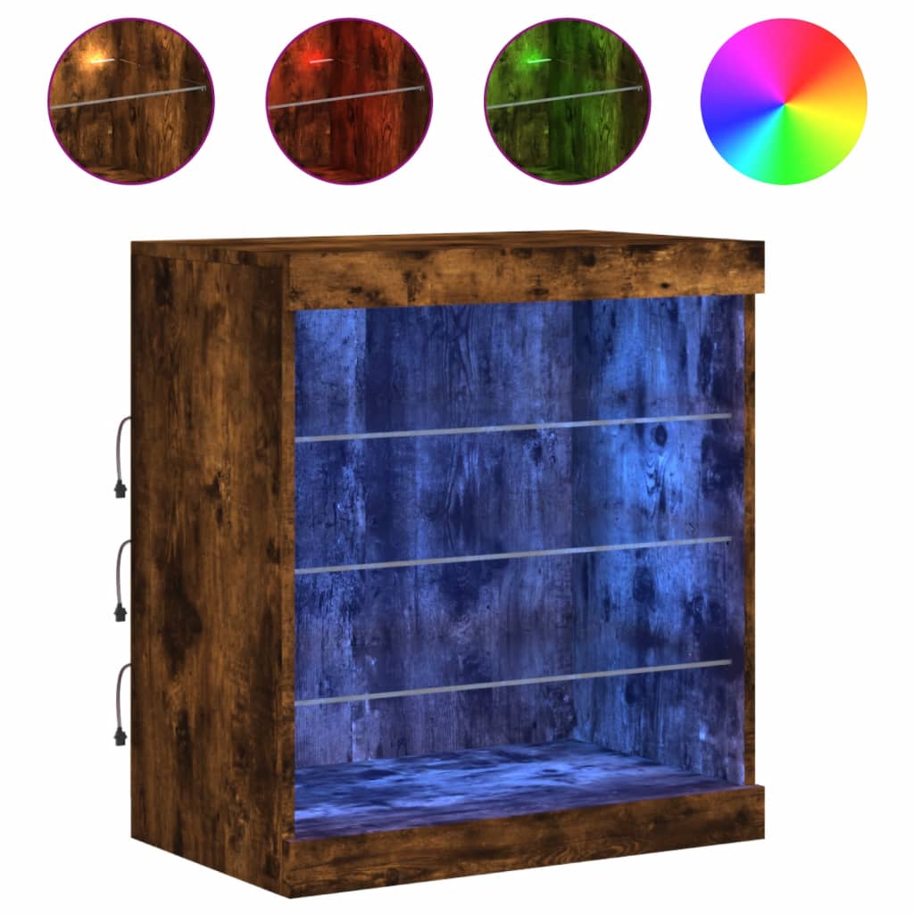 Dressoir Met Led-Verlichting 60,5X37X67 Cm Kleur