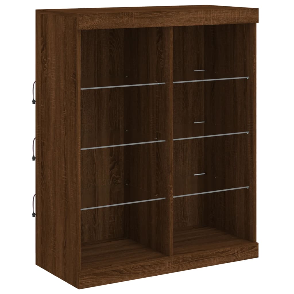 Dressoir Met Led-Verlichting 81X37X100 Cm