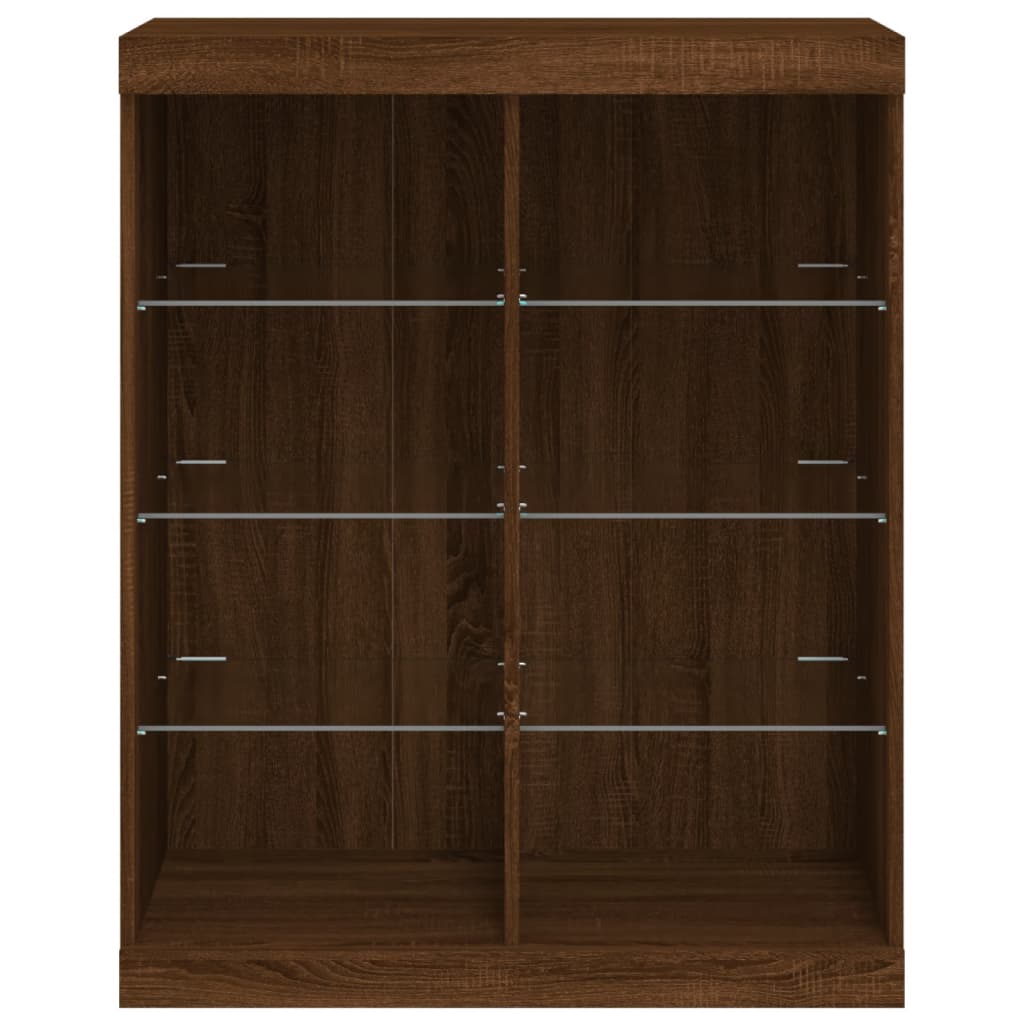 Dressoir Met Led-Verlichting 81X37X100 Cm