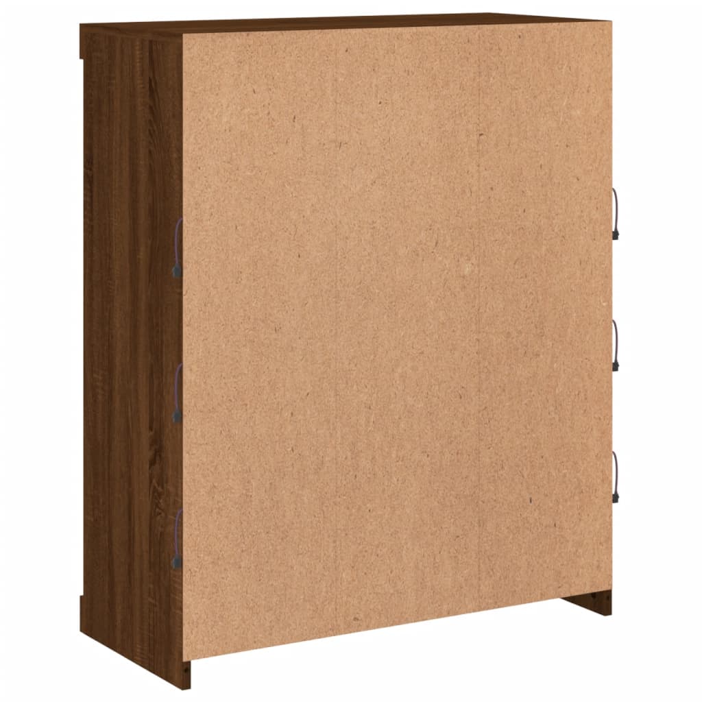 Dressoir Met Led-Verlichting 81X37X100 Cm