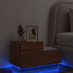Nachtkastje Met Led-Verlichting 70X36X40,5 Cm