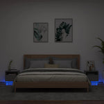 Nachtkastjes Met Led-Verlichting 40X39X37 Cm