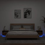 Nachtkastjes Met Led-Verlichting 40X39X37 Cm