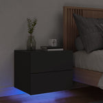 Nachtkastjes Met Led's Wandgemonteerd