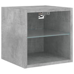 Tv-Wandmeubel Met Led-Verlichting 30X28,5X