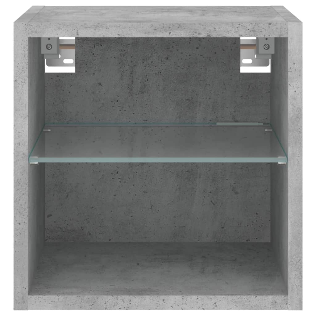 Tv-Wandmeubel Met Led-Verlichting 30X28,5X
