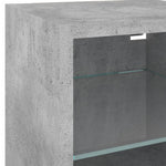 Tv-Wandmeubel Met Led-Verlichting 30X28,5X