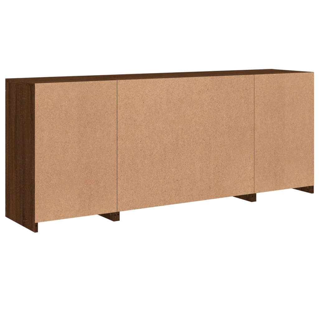 Dressoir Met Led-Verlichting 163X37X67 Cm