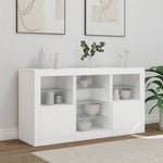 Dressoir Met Led-Verlichting 123X37X67 Cm