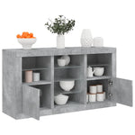 Dressoir Met Led-Verlichting 123X37X67 Cm