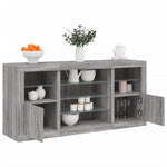 Dressoir Met Led-Verlichting 142,5X37X67 Cm