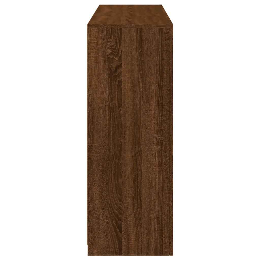 Dressoirs Met Led-Verlichting Bewerkt Hout Bruineikenkleur