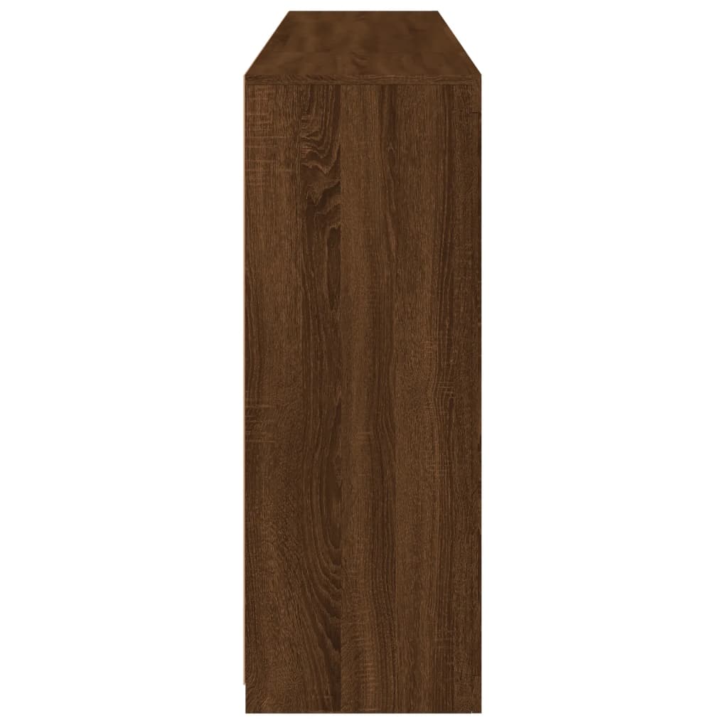Dressoirs Met Led-Verlichting Bewerkt Hout Bruineikenkleur