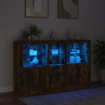 Dressoir Met Led-Verlichting 162X37X100 Cm Kleurig