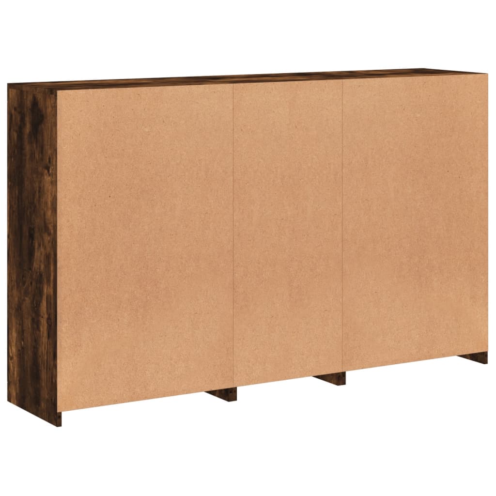 Dressoir Met Led-Verlichting 162X37X100 Cm Kleurig