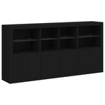 Dressoir Met Led-Verlichting 202X37X100 Cm