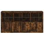 Dressoir Met Led-Verlichting 202X37X100 Cm Kleurig