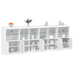 Dressoir Met Led-Verlichting 283X37X100 Cm Kleurig