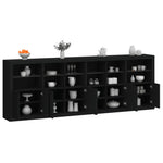 Dressoir Met Led-Verlichting 283X37X100 Cm Kleurig