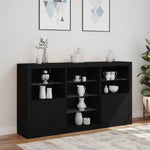 Dressoir Met Led-Verlichting 181,5X37X100 Cm