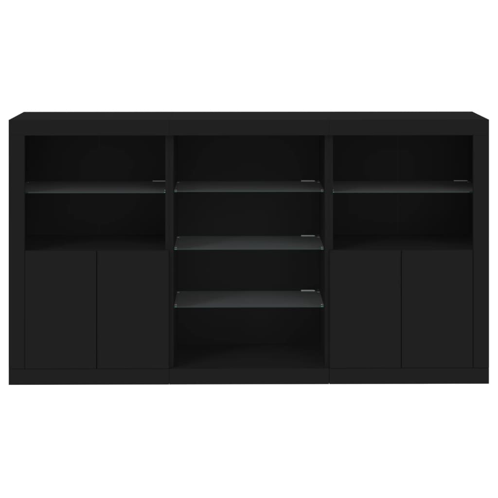 Dressoir Met Led-Verlichting 181,5X37X100 Cm