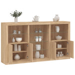 Dressoir Met Led-Verlichting 181,5X37X100 Cm Kleur