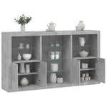 Dressoir Met Led-Verlichting 181,5X37X100 Cm Kleur
